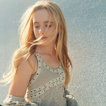 Showing girl.